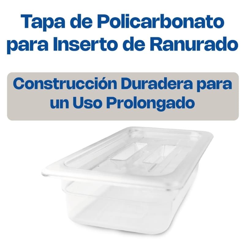 TATEPO-COM CALEDONIA Tapa de Inserto Tercio de Policarbonato 32 x 17 x 1 cm - Imagen 6