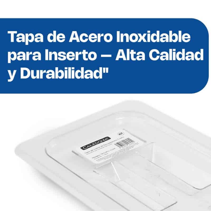 TACUPO-COM CALEDONIA Tapa de Inserto Cuarto de Policarbonato 26 x 16 x 1 cm - Imagen 6