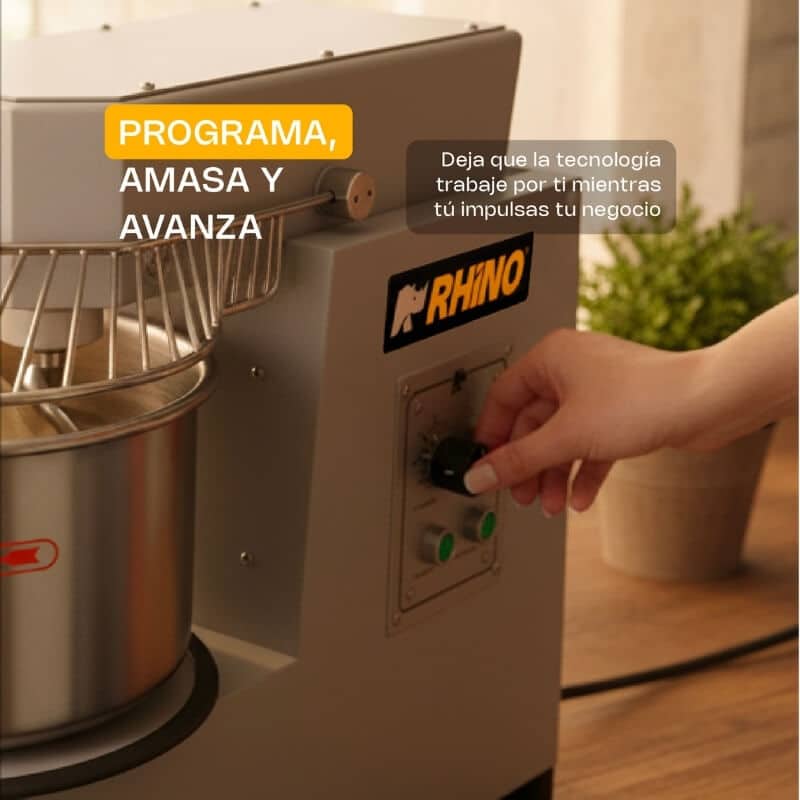 AMASA-20PRO RHINO Amasadora Procesamiento Prologado 2 Velocidades - Imagen 6