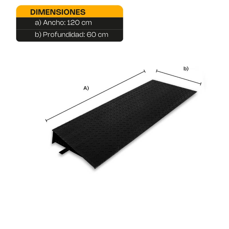 RAMP-12 RHINO Rampa para Plataforma de Bajo Perfil 3 Toneladas - Imagen 6