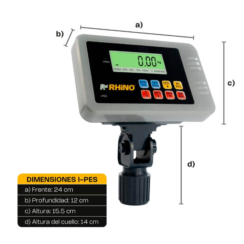 I-PES RHINO Indicador para Plataforma Contador de Piezas - Imagen 6
