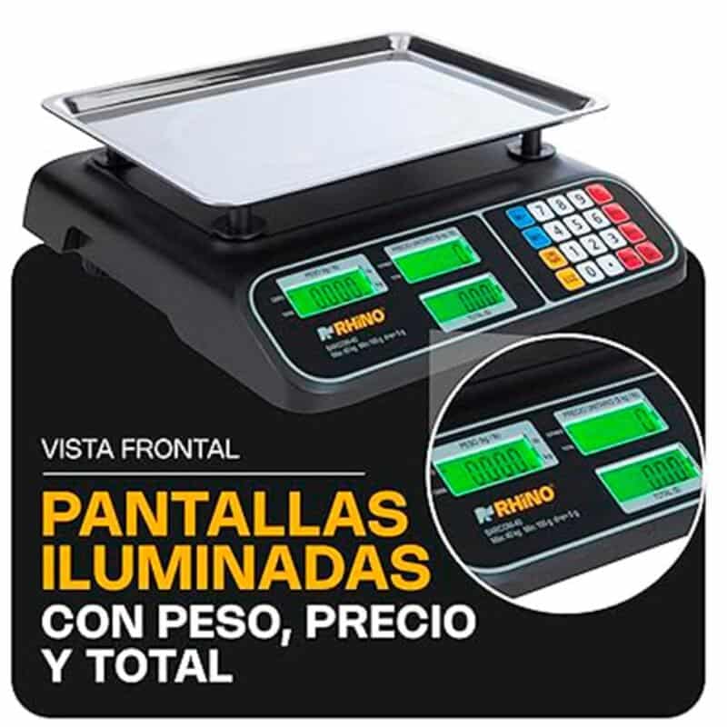 BARCOM-40 RHINO Bascula Peso - Precio 40 kg - Imagen 7