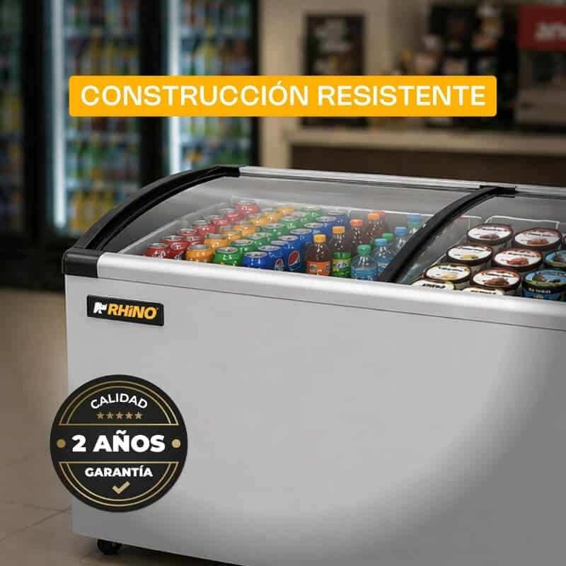 CONGECRI-10C RHINO Congelador Tapa de Cristal 9.2 ft3 / 283 L - Imagen 7