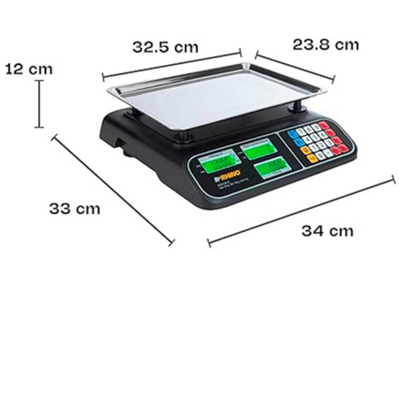BARCOM-40 RHINO Bascula Peso - Precio 40 kg - Imagen 9